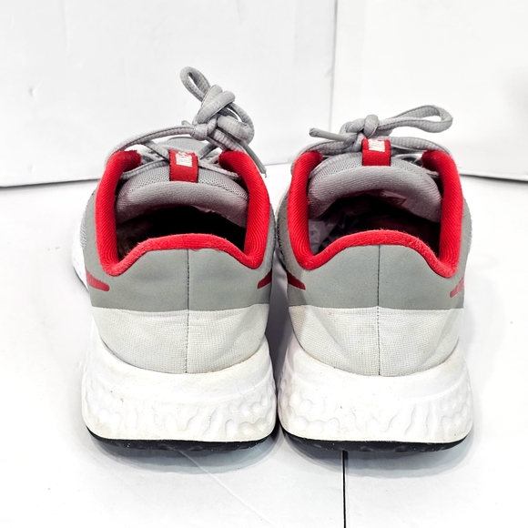 Nike Gray and Red Running Shoes - Picture 6 of 9